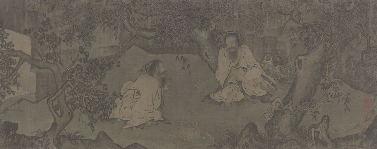 图片[1]-Picture scroll of Li Tang picking Wei-China Archive
